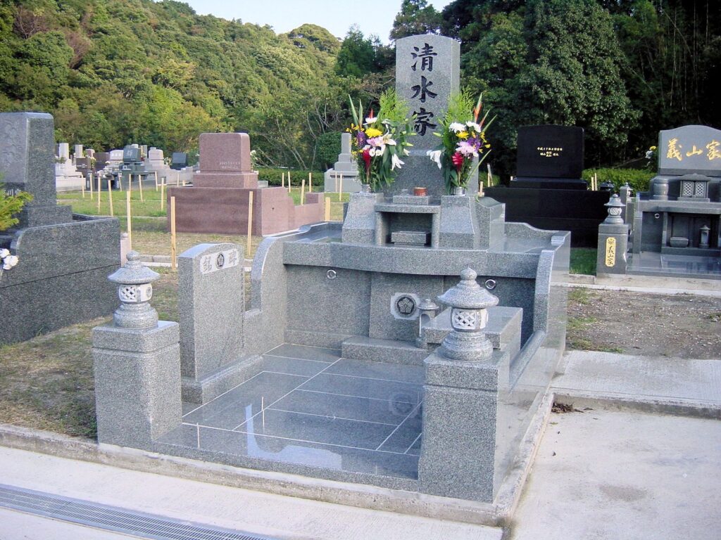 和型墓石の施工事例2